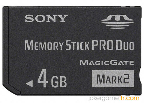 4 GB Sony Memory Stick Original