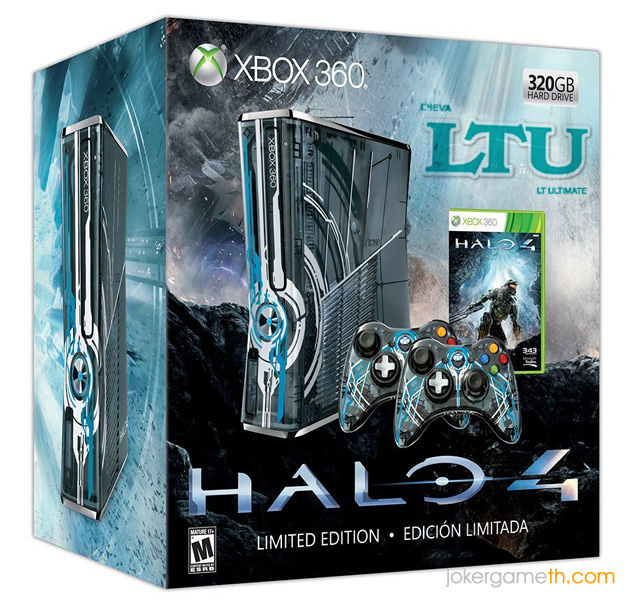 Xbox 360 Limited Edition Halo4 ( Copy Online )